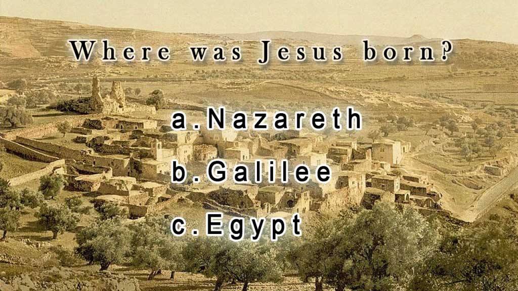 Where was Jesus born? Bible Quiz Catholic Television